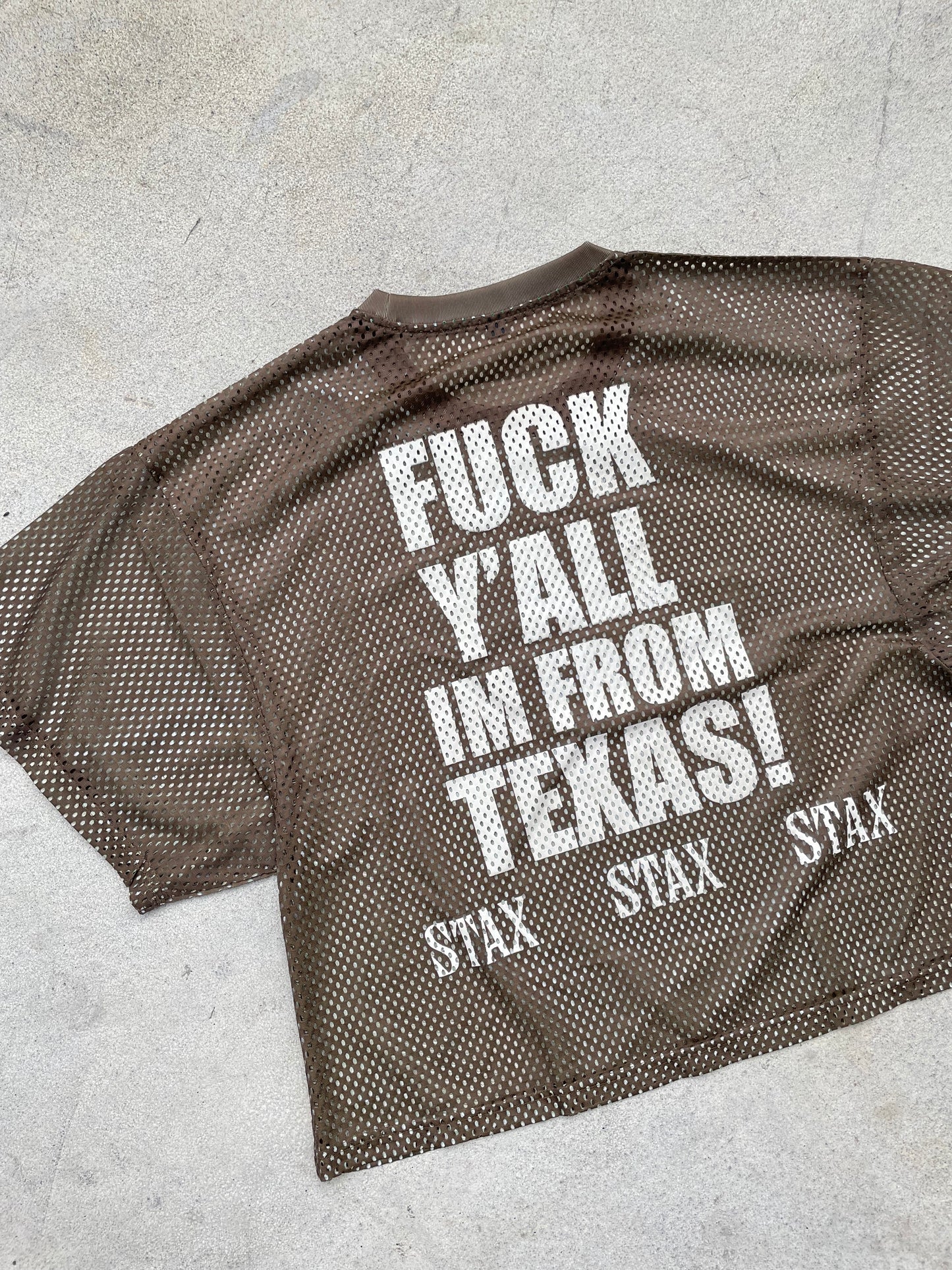 Stax Texas Mesh Jersey (Back Print)