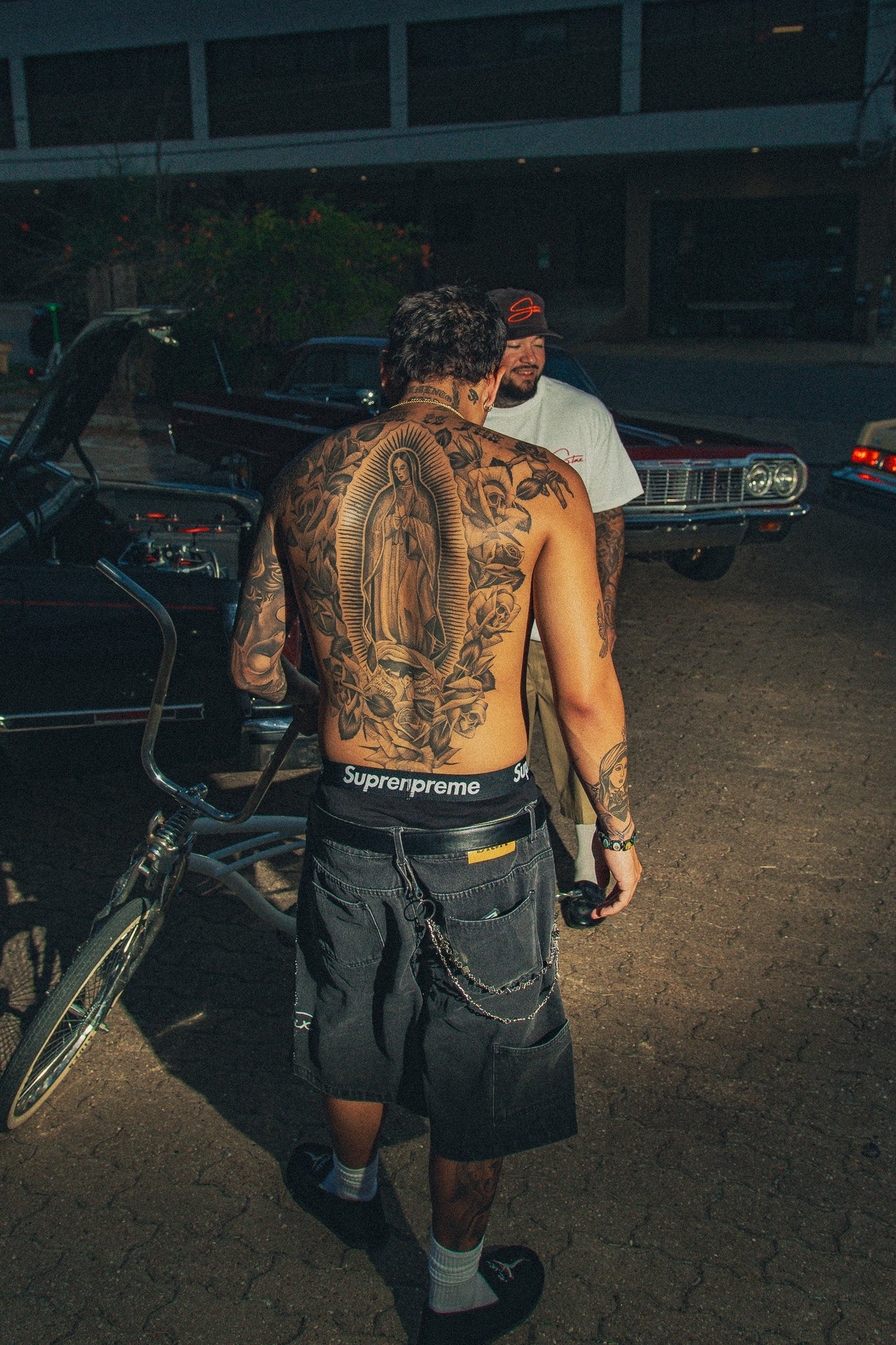 STAX Black Washed Denim Jorts