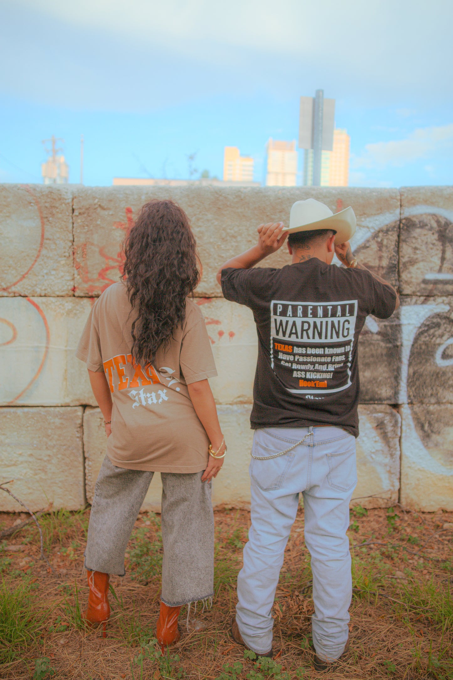 Black Texas Parental Warning Tee!