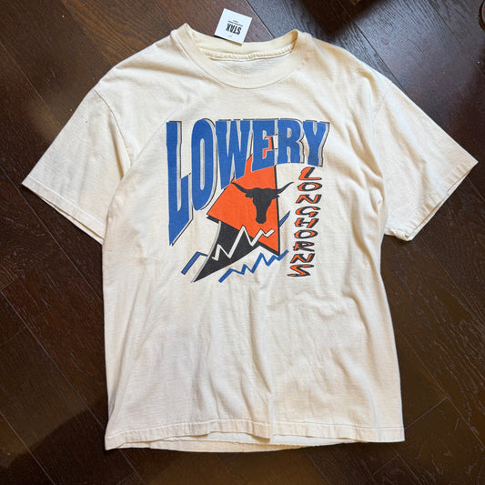 90s Longhorn Tee Blue