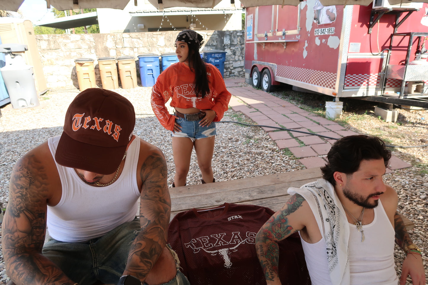 Stax Longhorn Mesh Jersey LS (Burnt Orange)