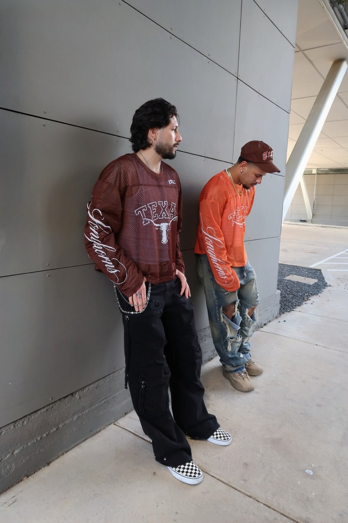 Stax Longhorn Mesh Jersey LS (Burnt Orange)