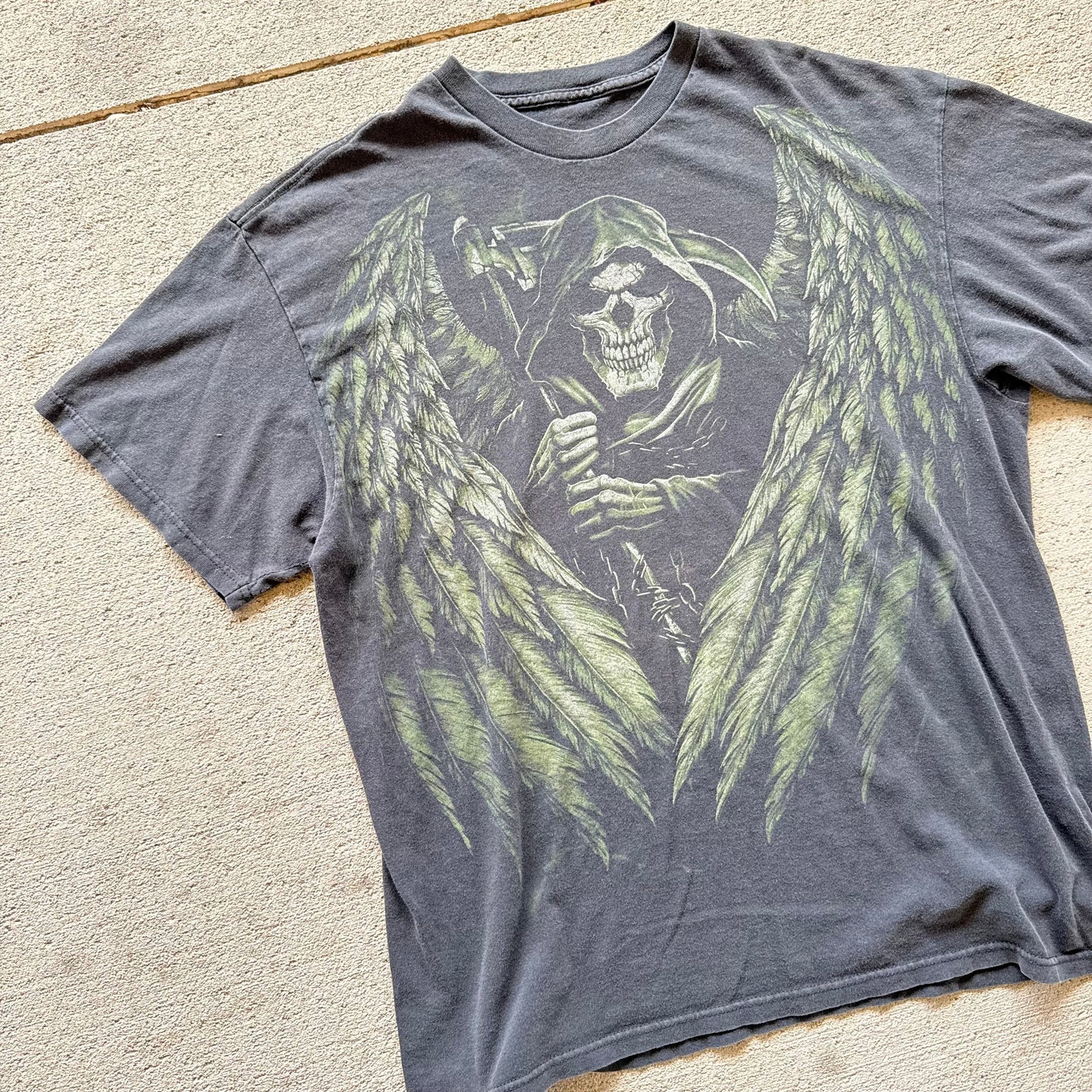 Green Grim Reaper Tee