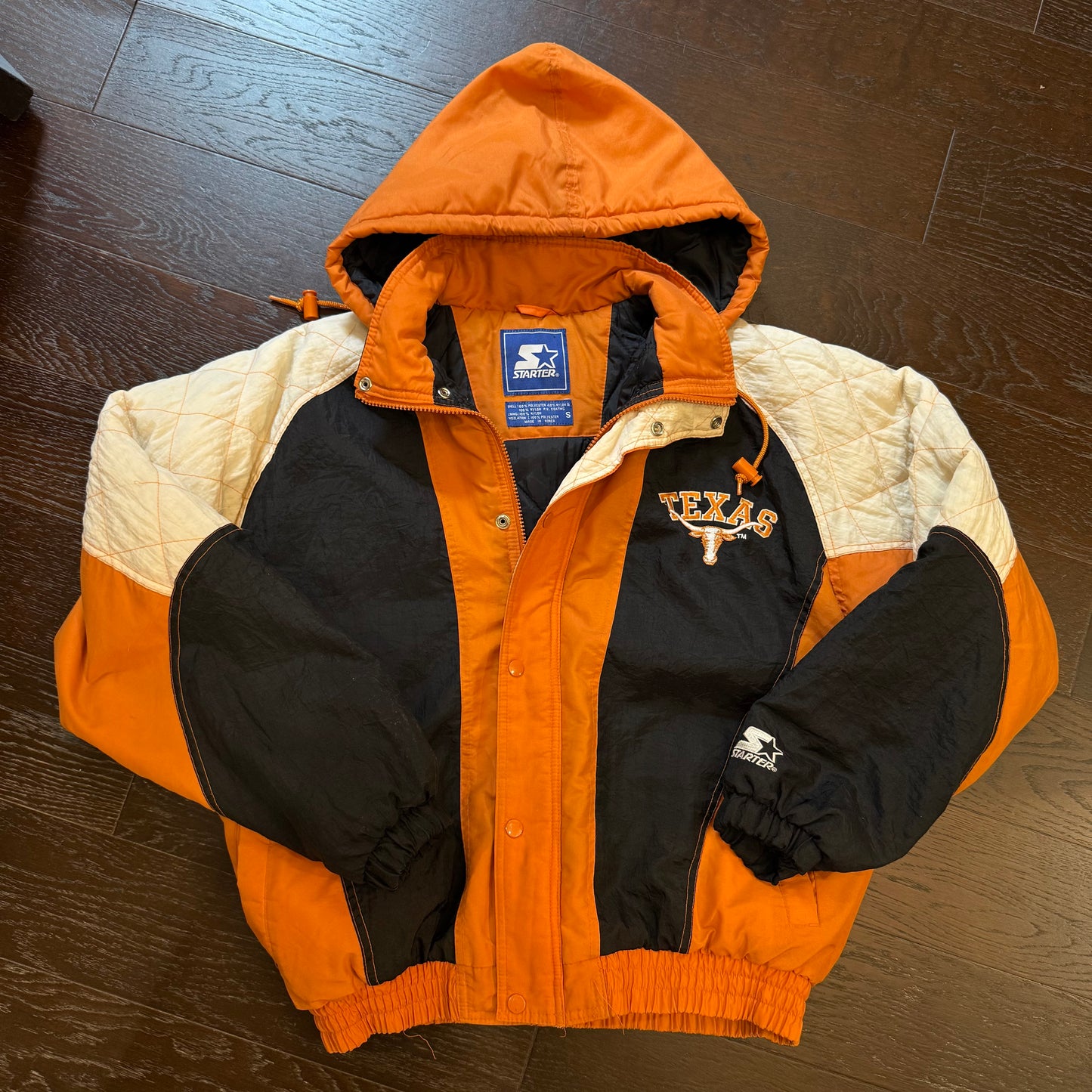 Starter Texas Longhorn Puffer Jacket