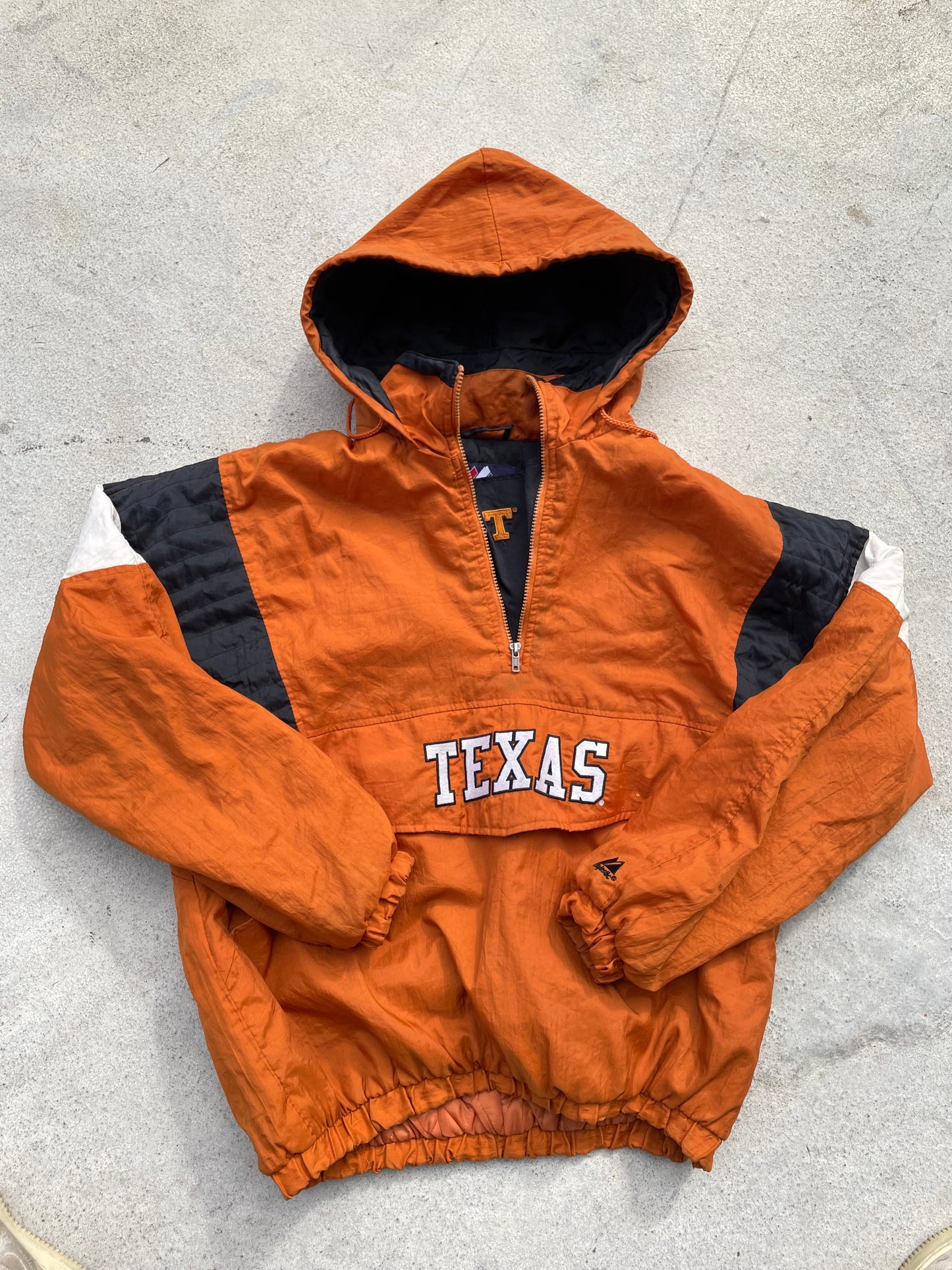 Vntg Texas Puffer pull over