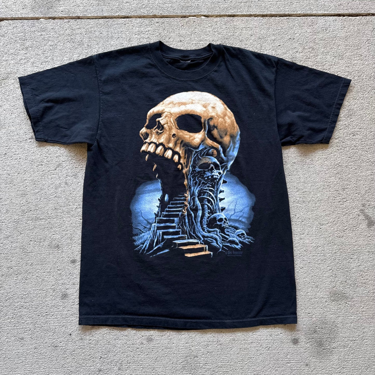Skeleton stairs Tee