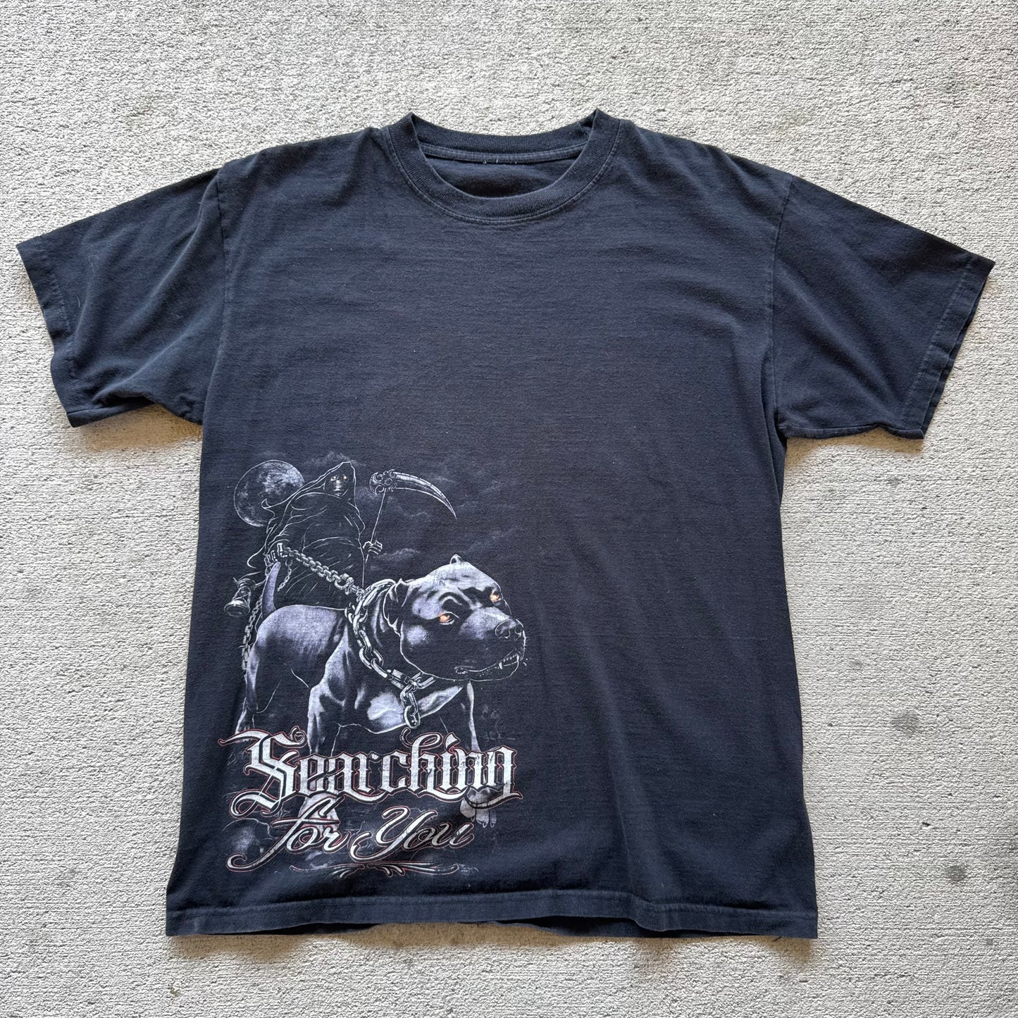 Grim Reaper and Pitbull tee