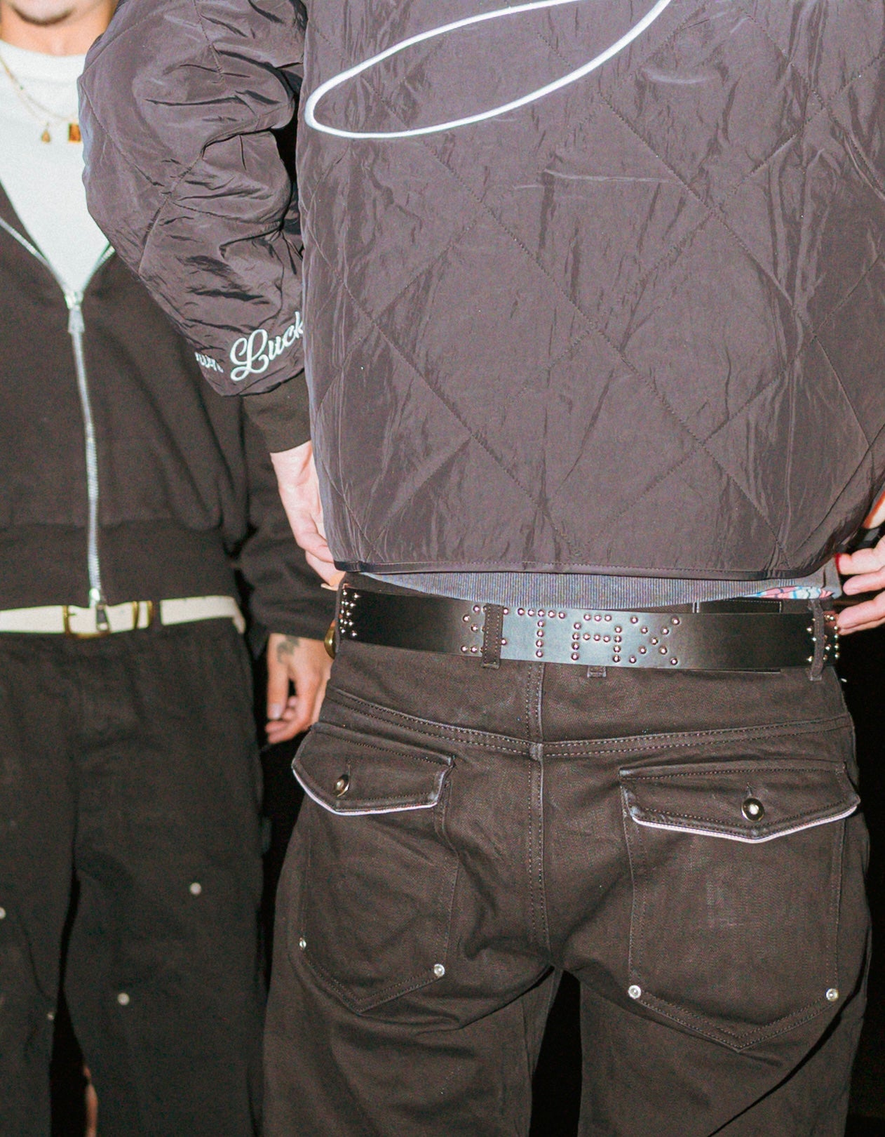 Stax X Jimmy Black Leather Belt